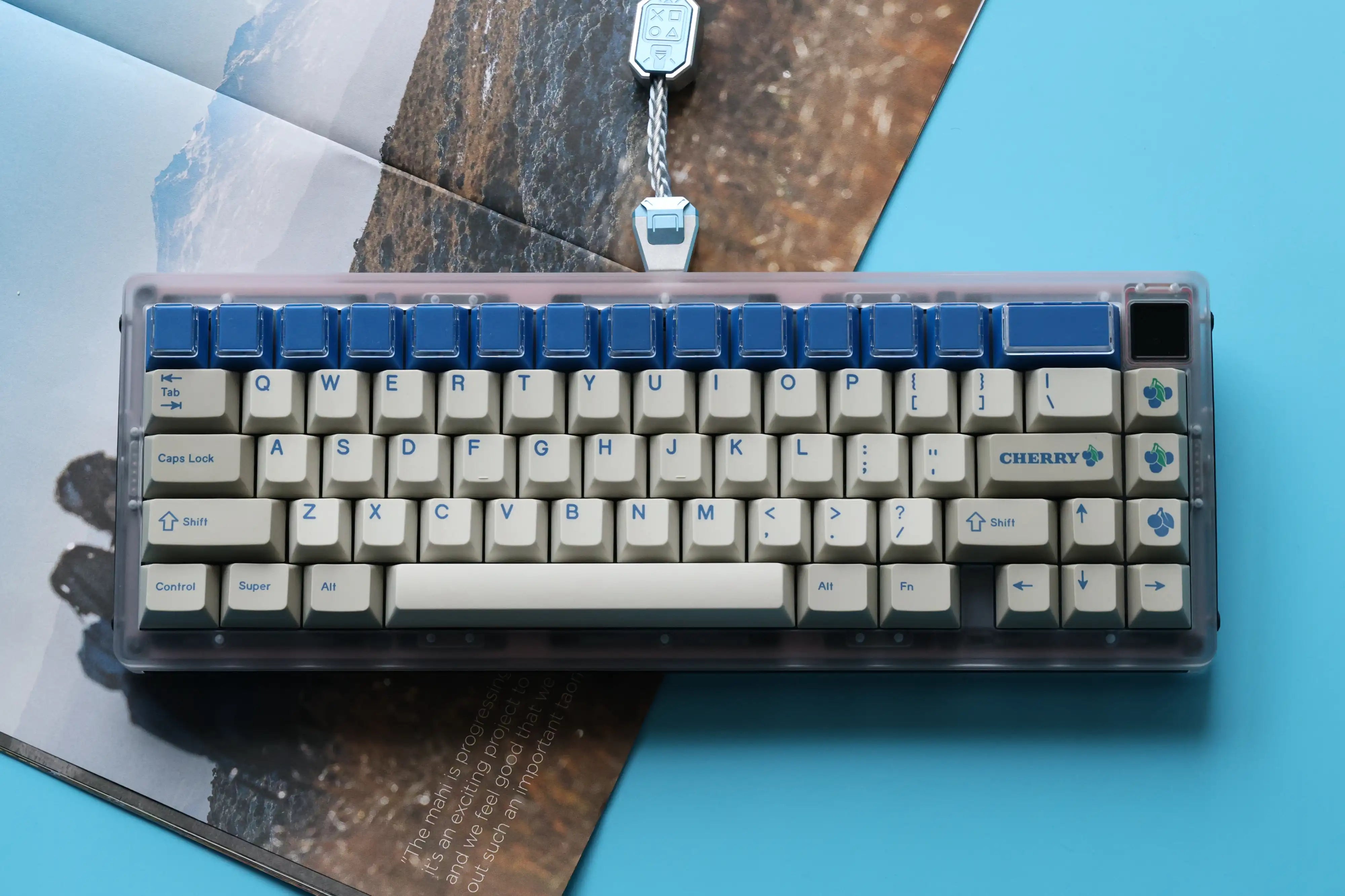 ArmorSuit Classic Blue PBT Keycap Set