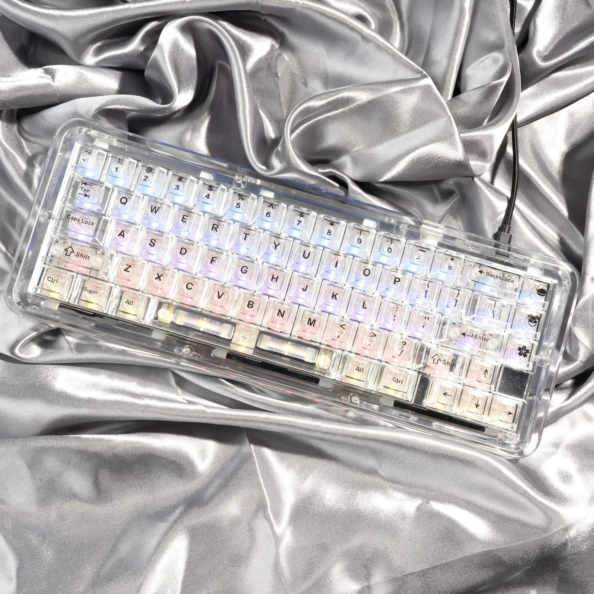 Crystal Clear PC Keycap Set