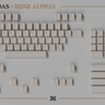 KAP Midas PBT Doubleshot Keycap Set