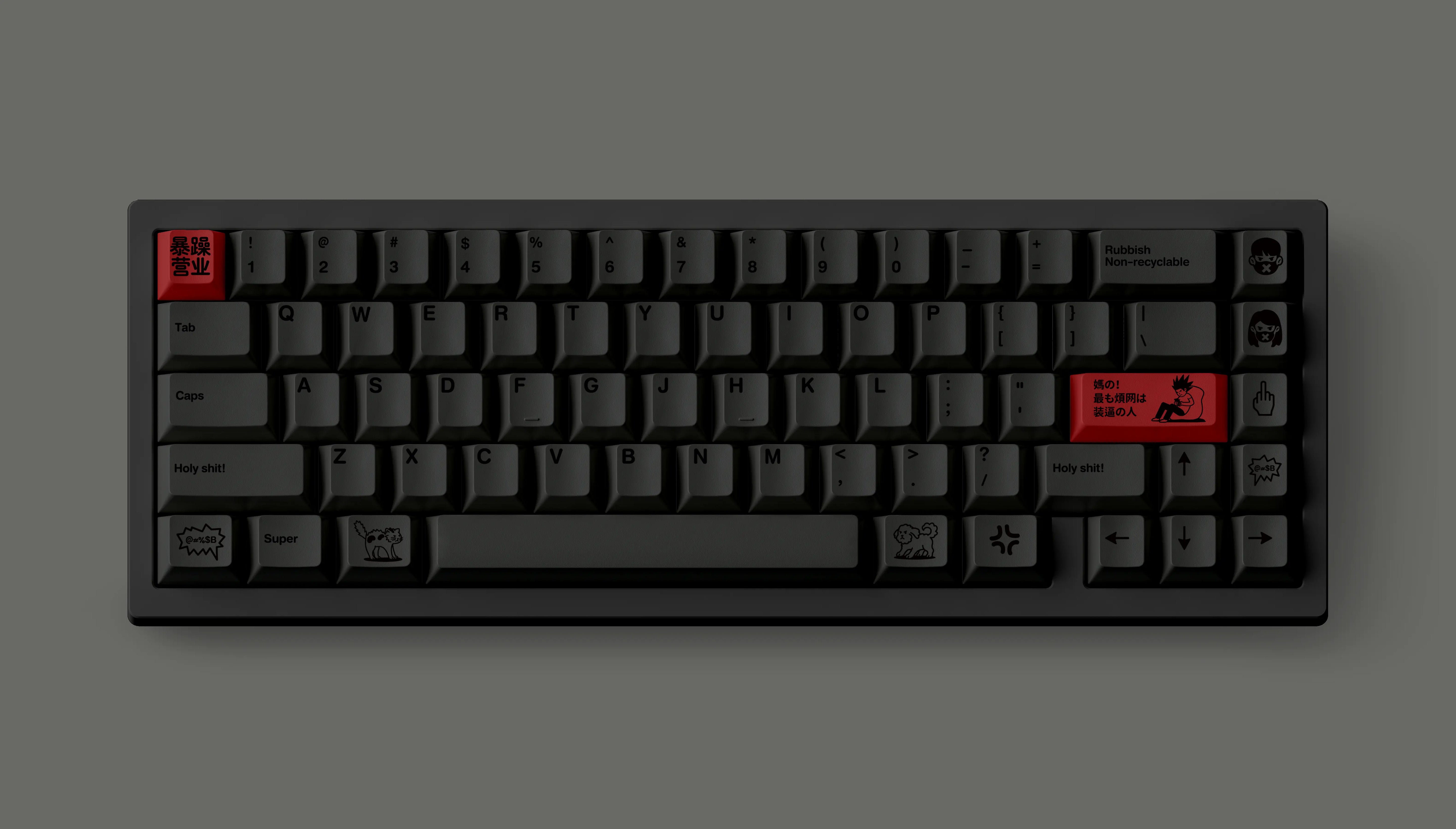 FBB F**k Typing PBT Keycap Set