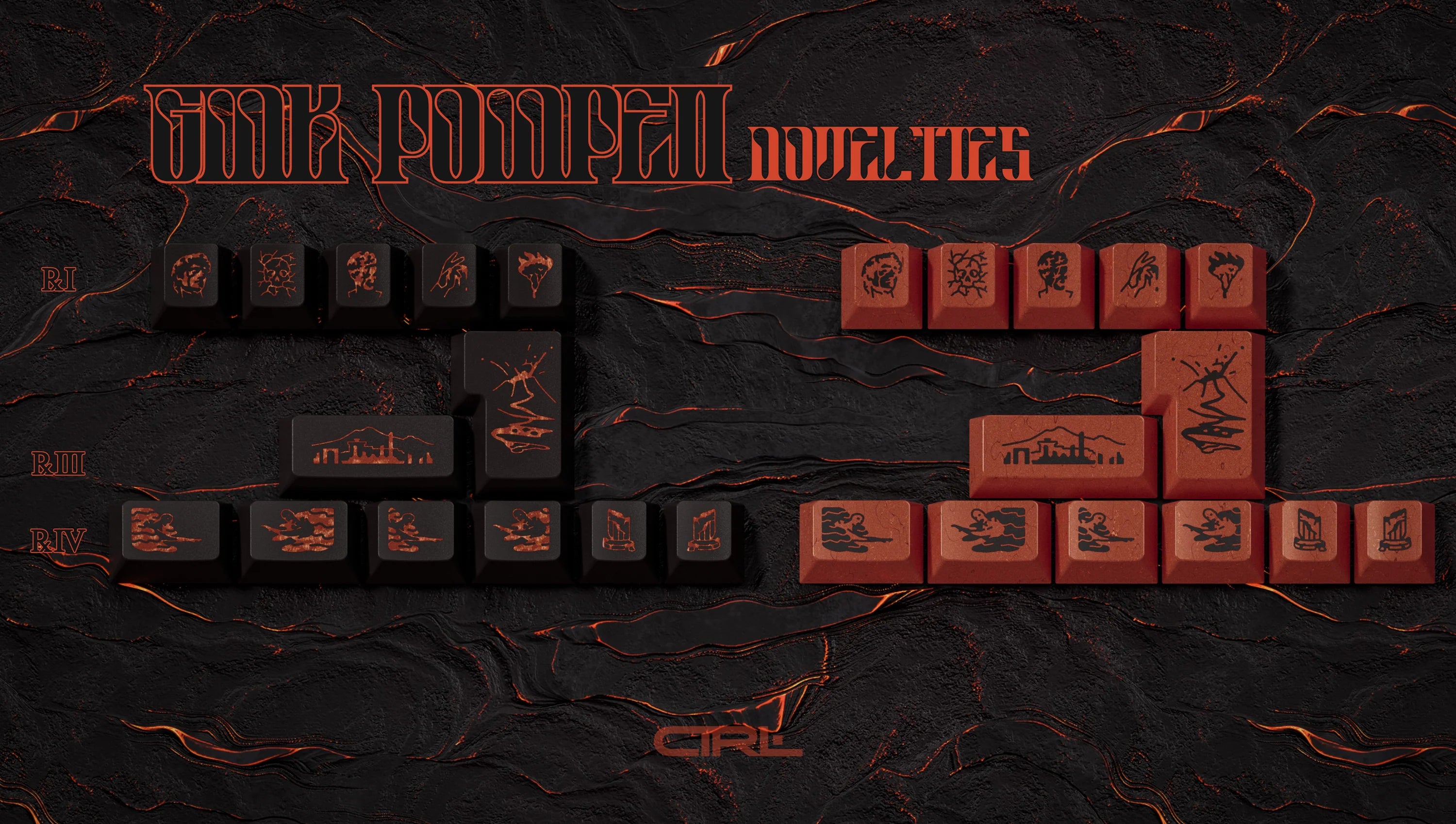 GMK CYL Pompeii ABS Keycap Set