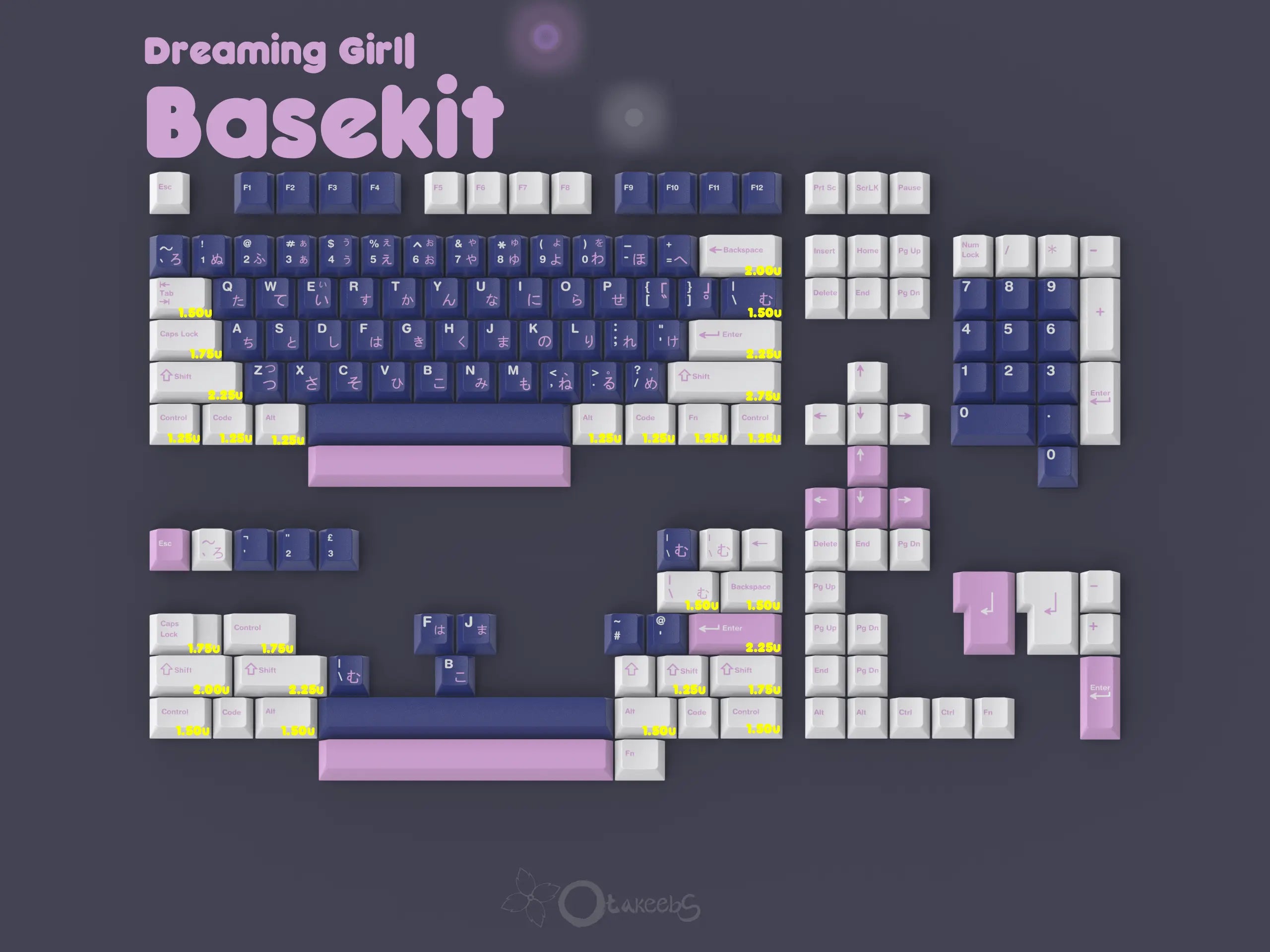 JTK - Dreaming Girl Keycaps (Extras)