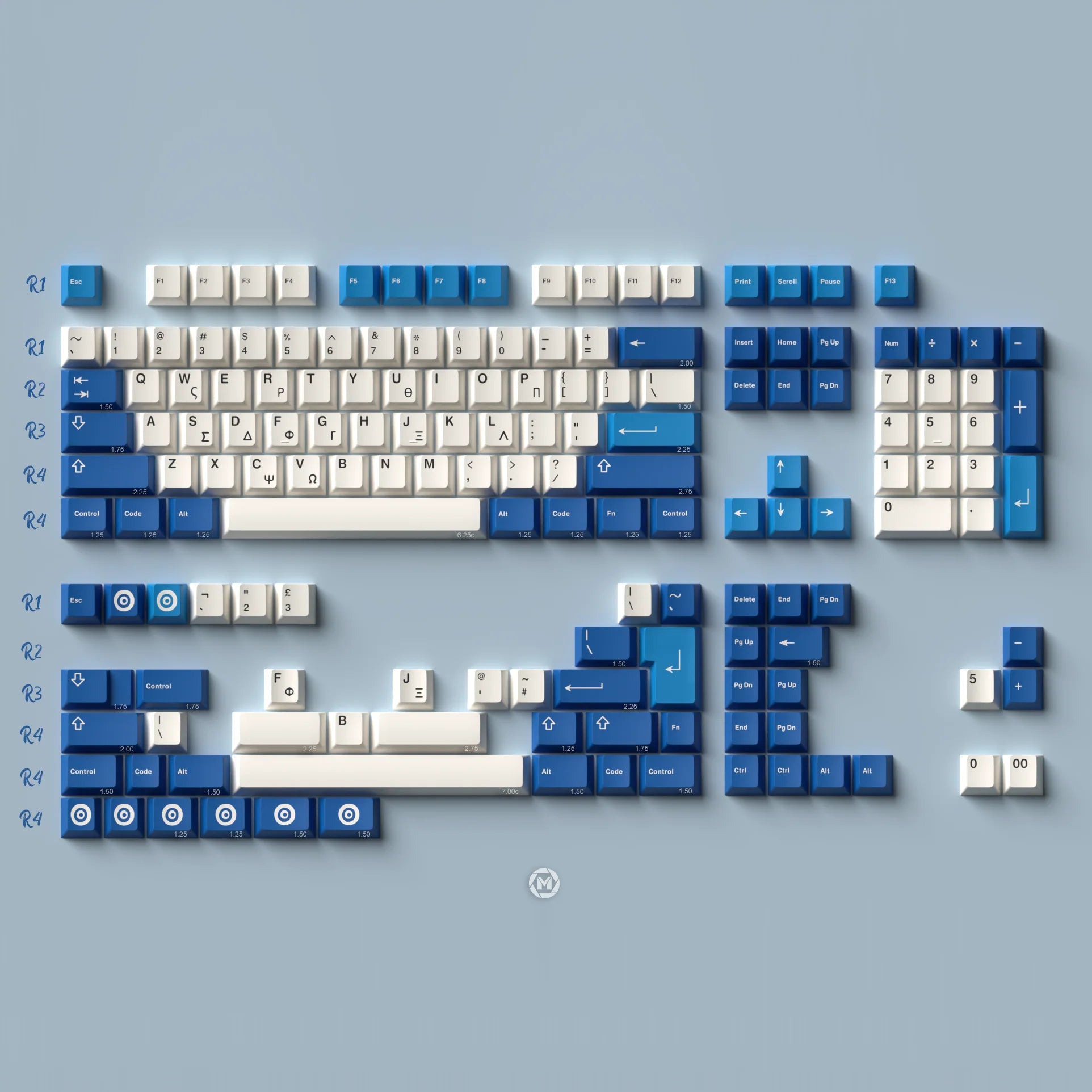 GMK CYL Evil Eye ABS Keycap Set