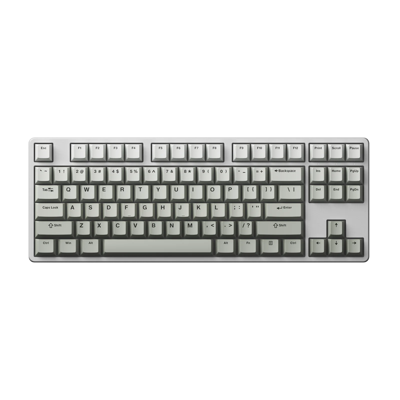 Akko Cool Gray PBT Keycap Set