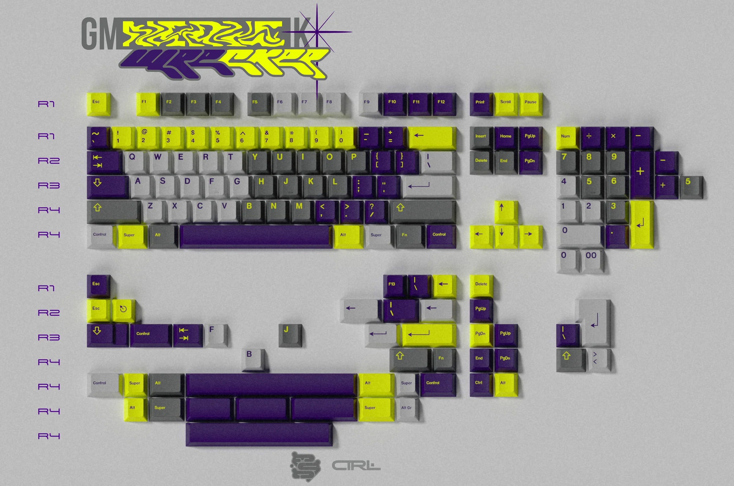 GMK CYL Nervewrecker ABS Keycap Set