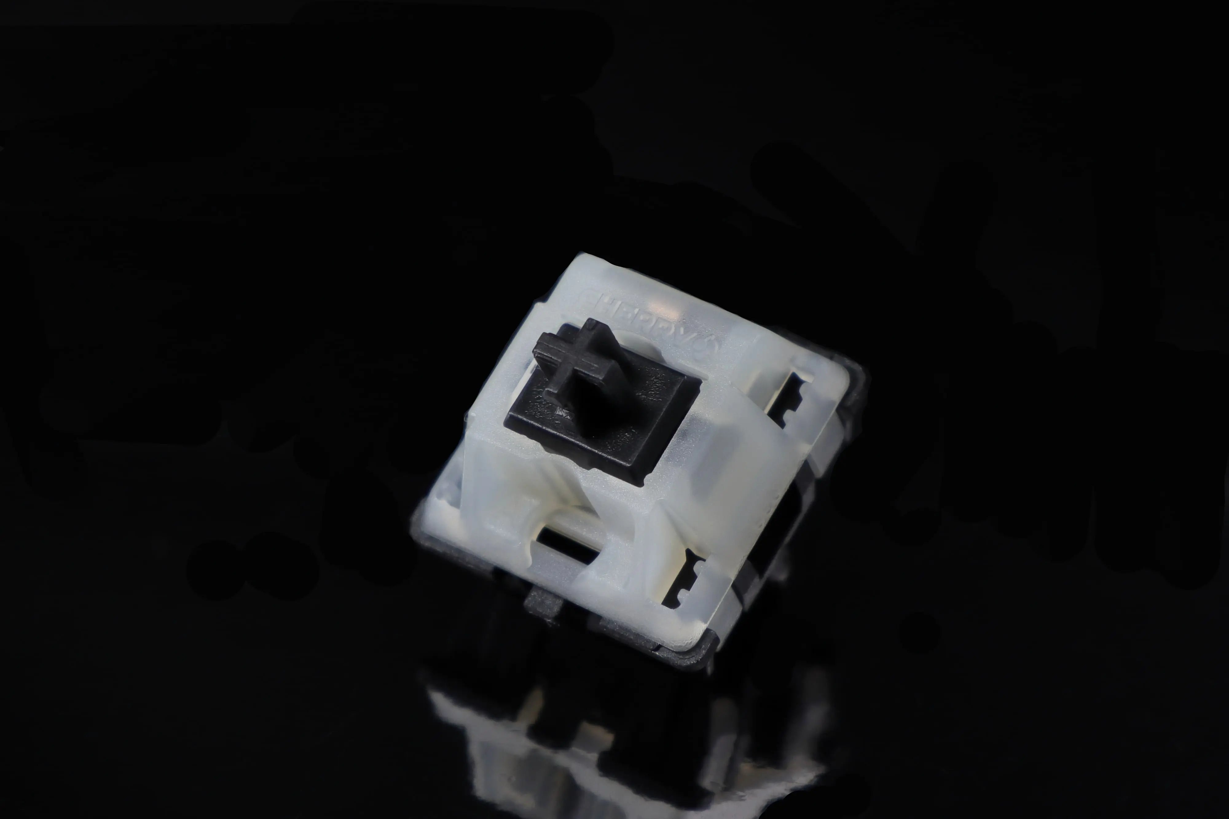 Cherry MX1A Black Clear-Top "Nixie" Linear Switches