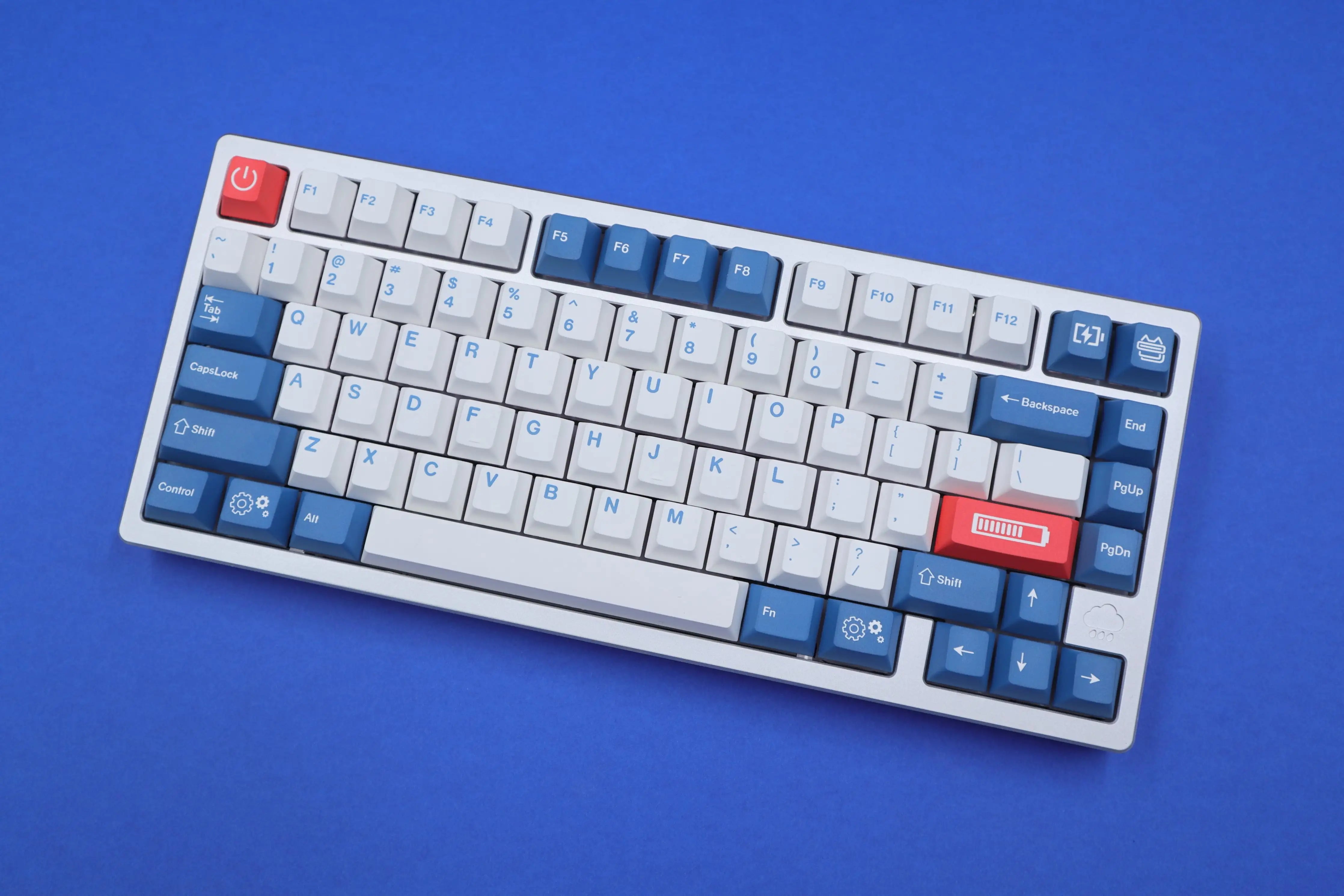 SoulCat Indigo Robot PBT Keycap Set