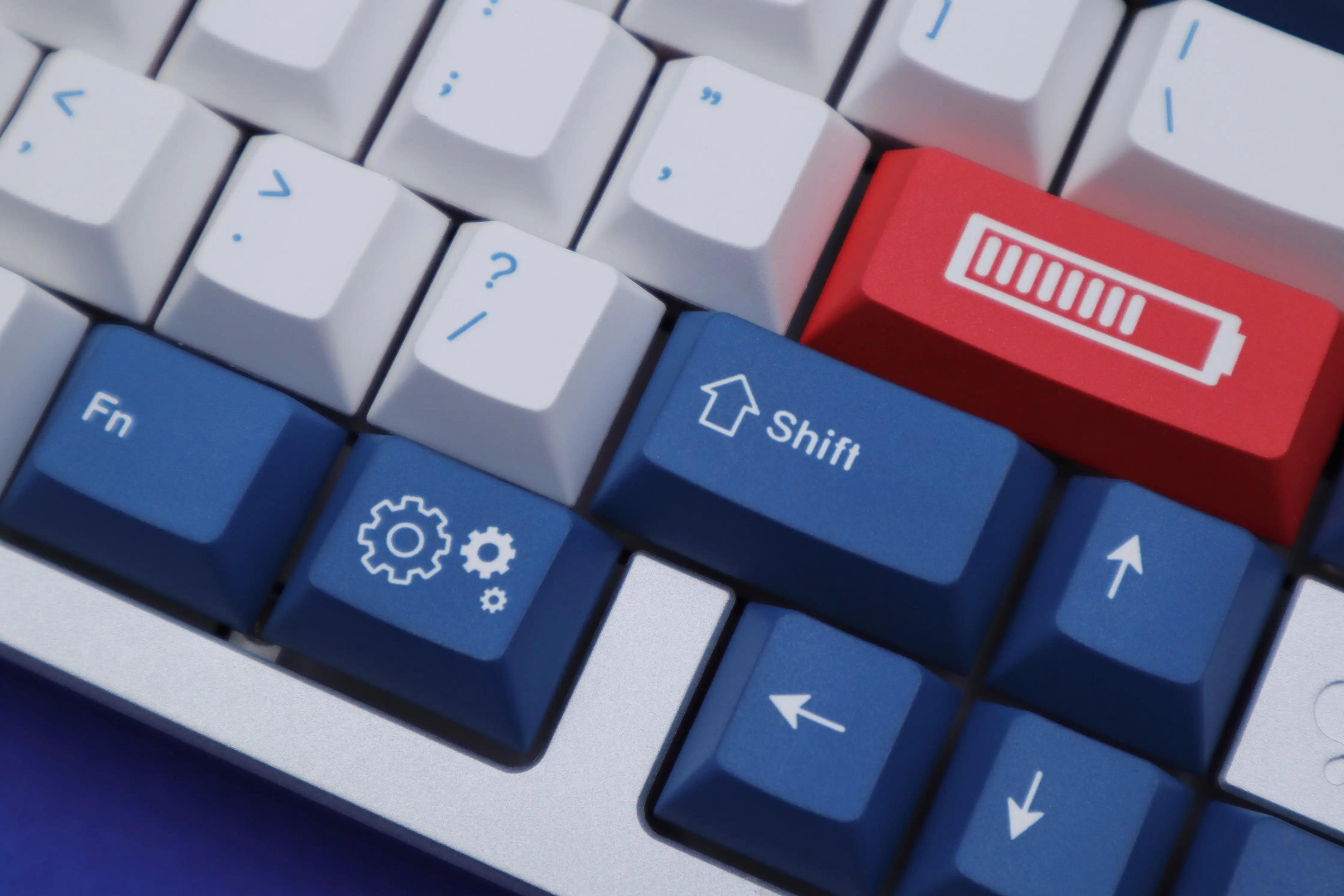 SoulCat Indigo Robot PBT Keycap Set