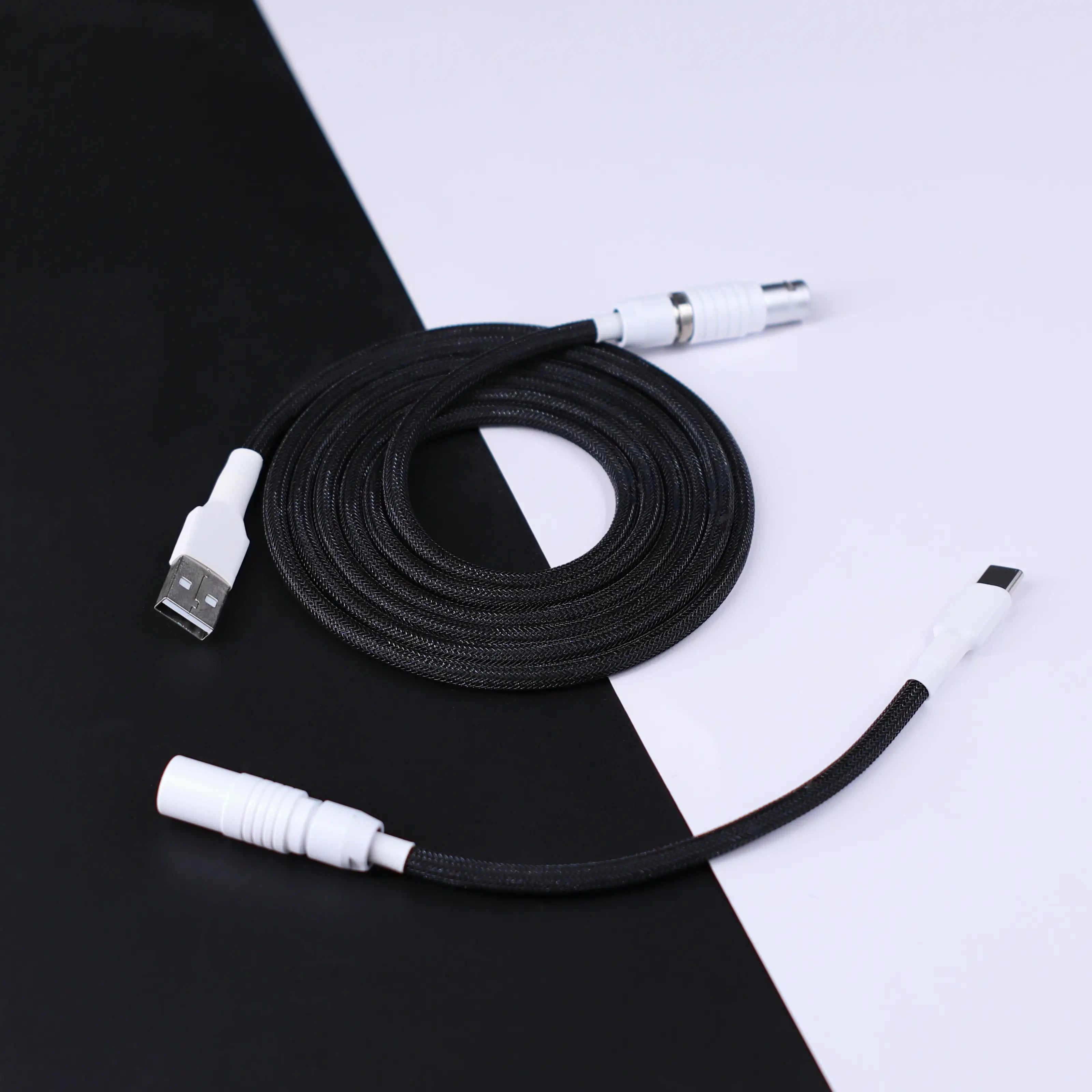 Custom Straight Aviator Keyboard Cable 8K (Noctis)