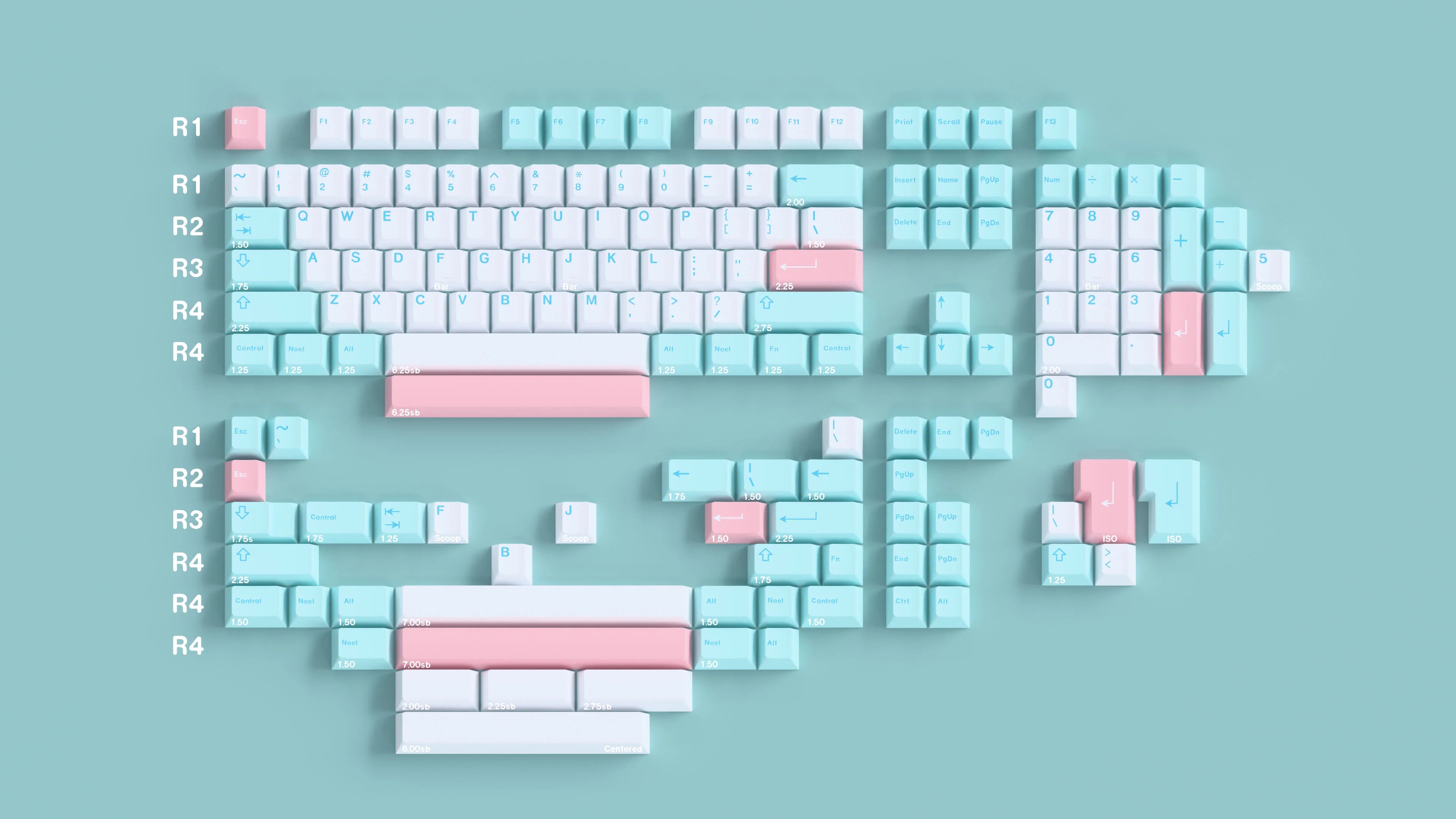 GMK CYL Noel R2 ABS Keycap Set