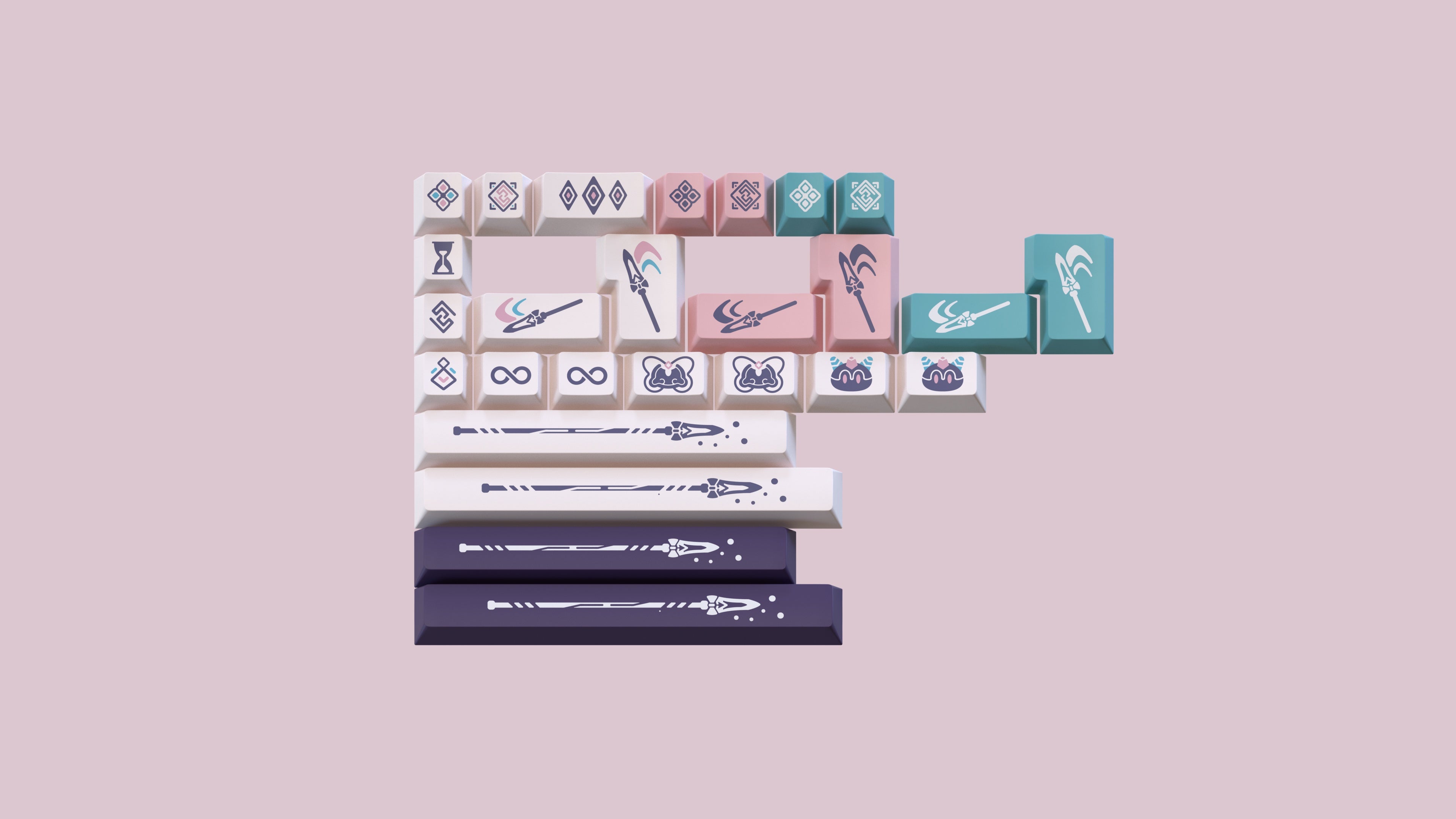 MW Stage Warrior PBT Keycap Set