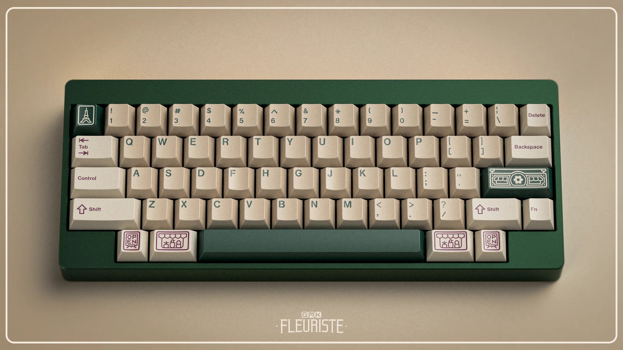 GMK CYL Fleuriste ABS Keycaps