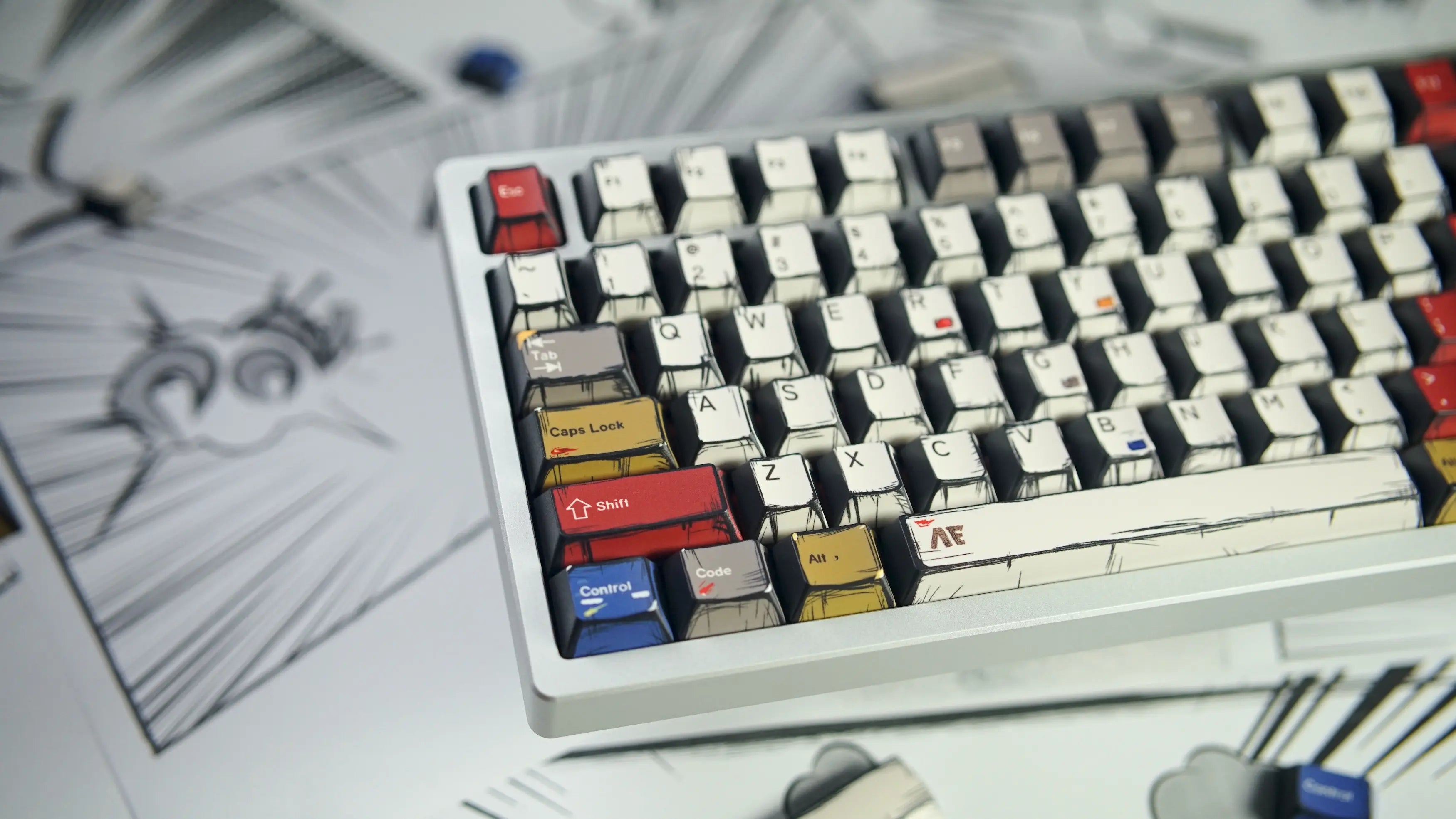 Shenpo Classic Hundred Mixed Lights PBT Keycap Set