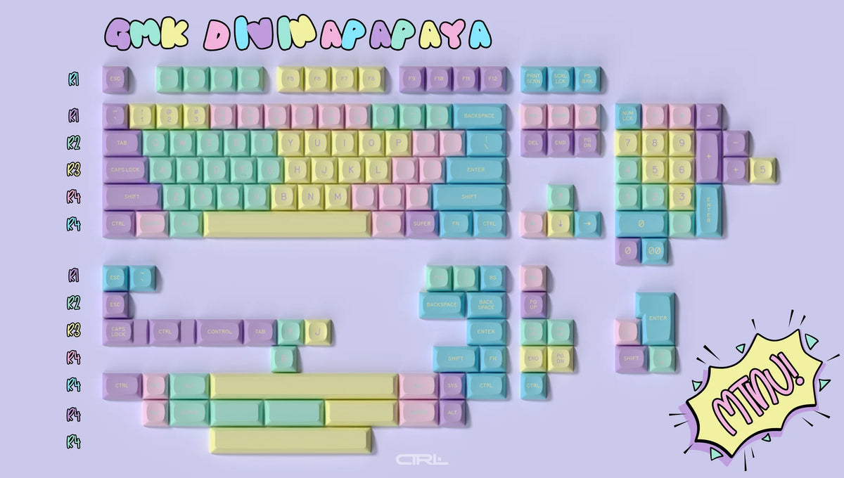 GMK Divinapapaya ABS Keycap Set