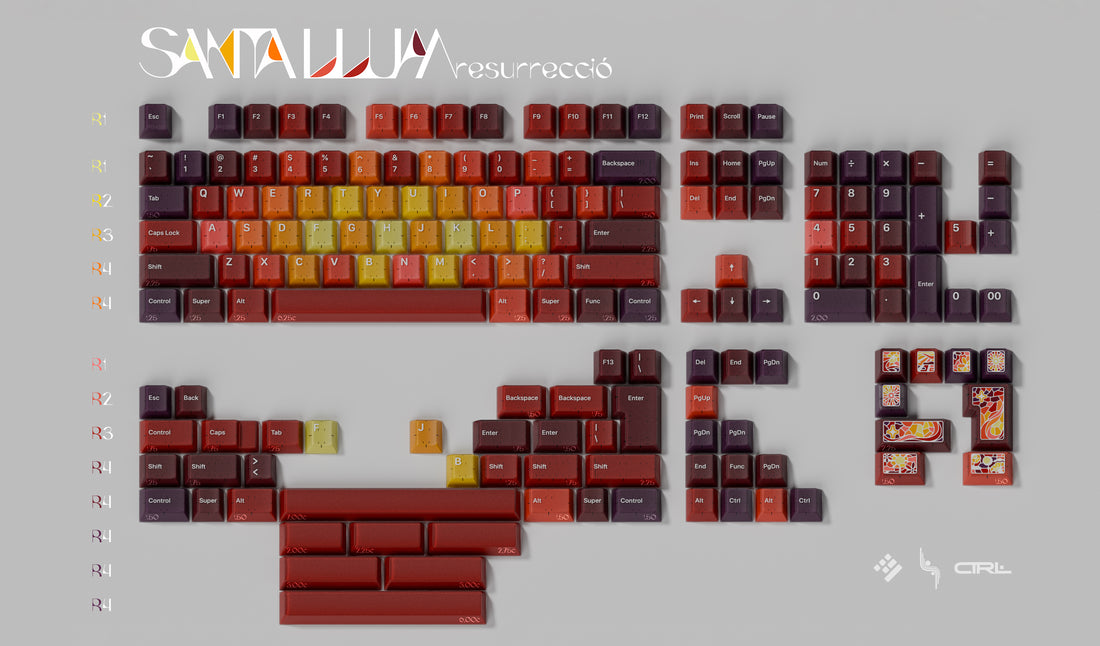 KAP Santa Llum ABS Keycap Set