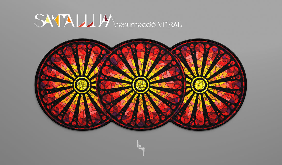 Santa Llum Deskmat