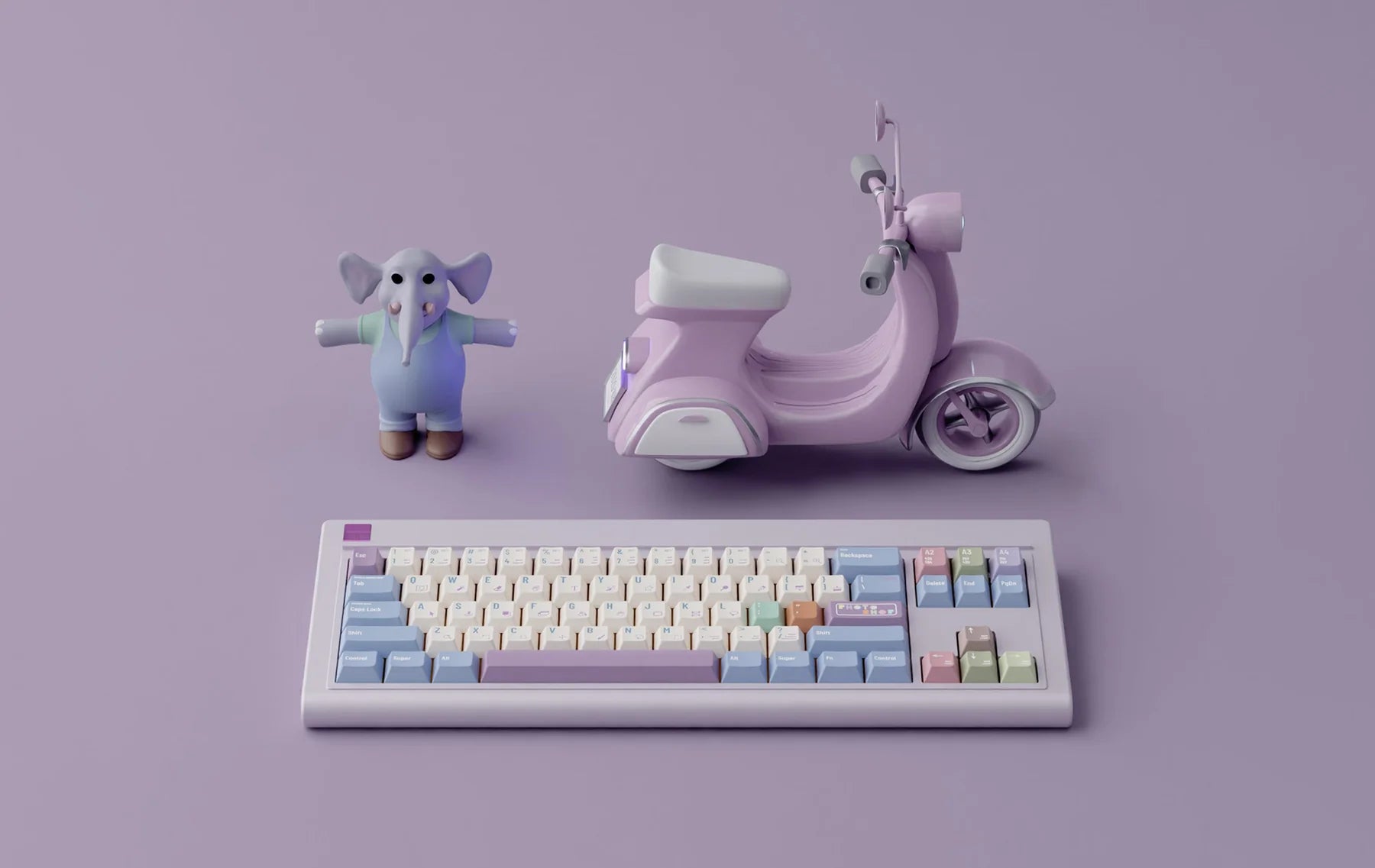 Tutkeys PSer PBT Keycap Set