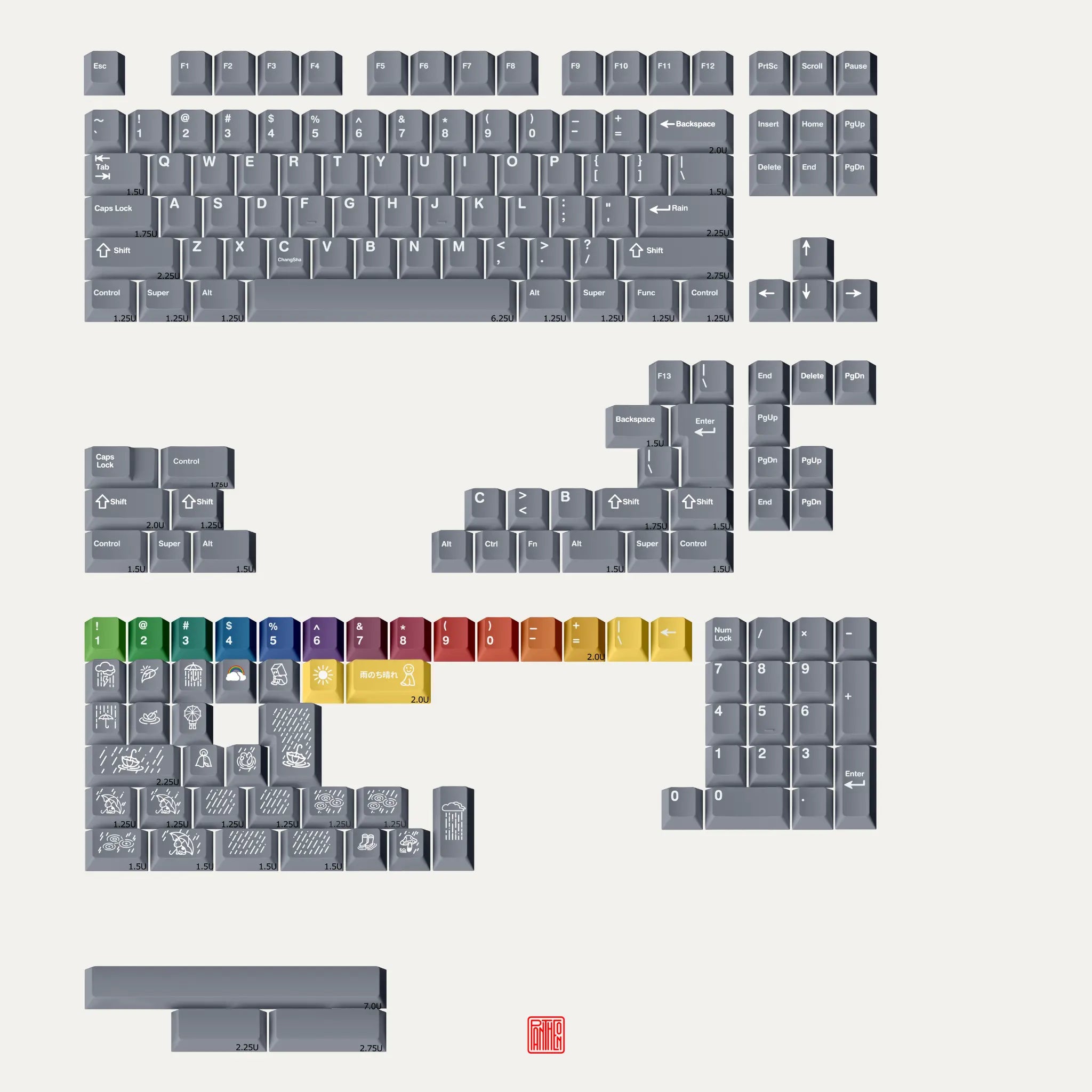 FBB After The Rain PBT Keycap Set
