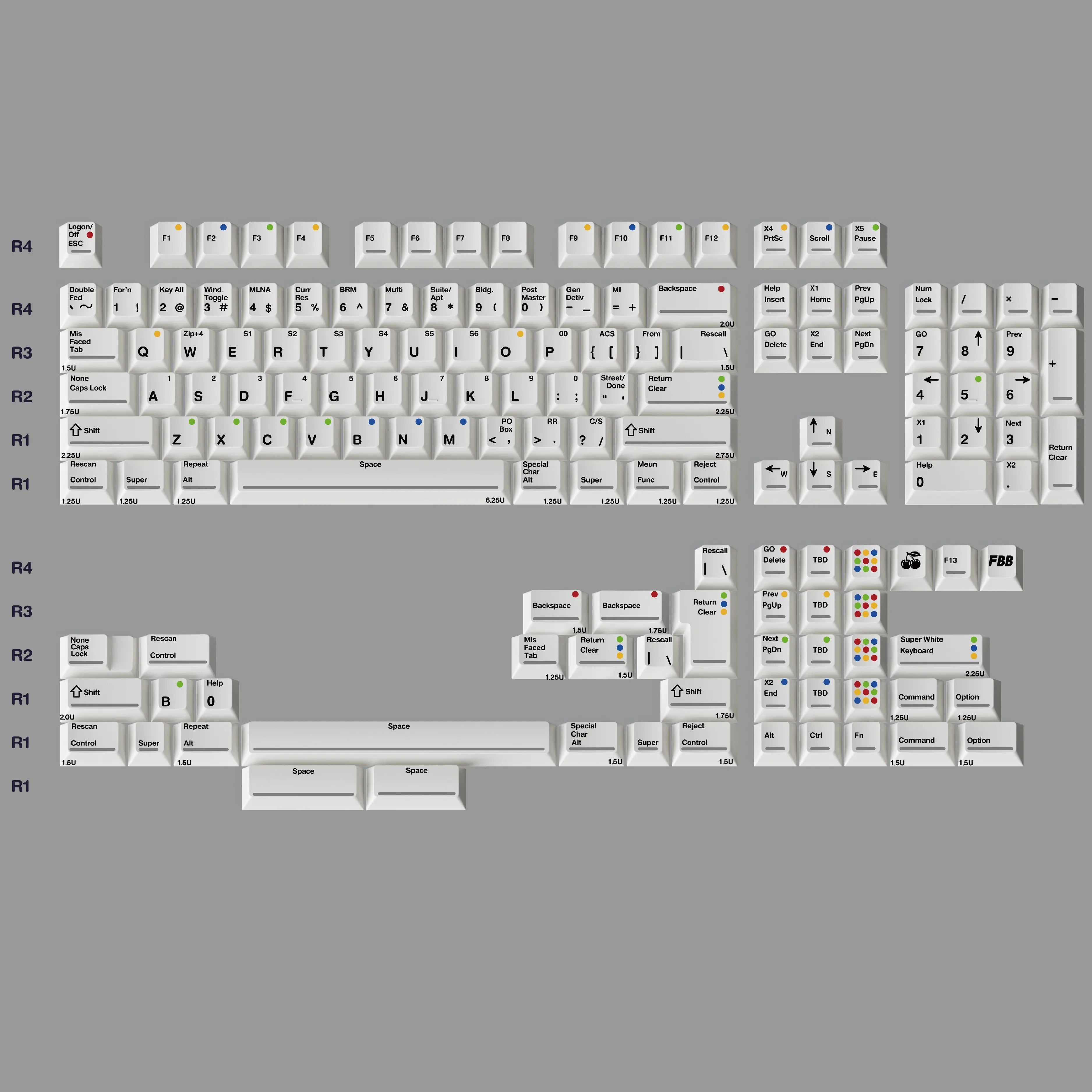 FBB SWK PBT Keycap Set