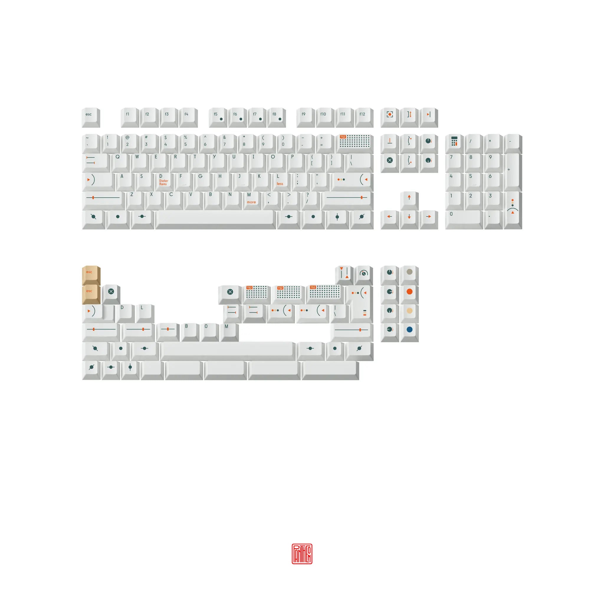 FBB T52 PBT Keycap Set