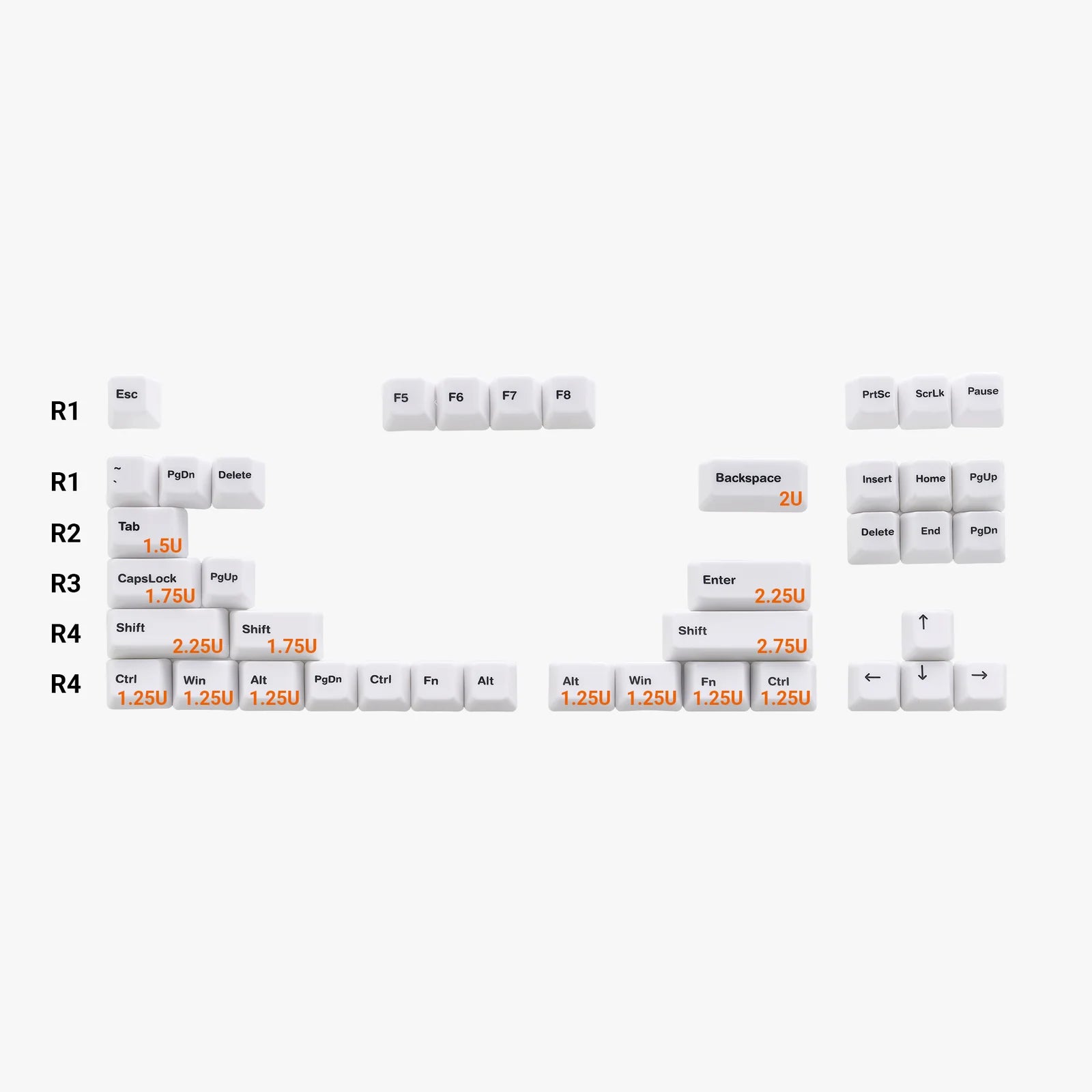 Cerakey V3 Ceramic Matte Keycaps