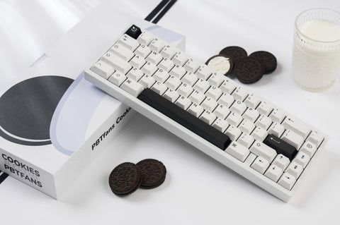 PBTfans Cookies 'N Creme ABS Doubleshot Keycap Set