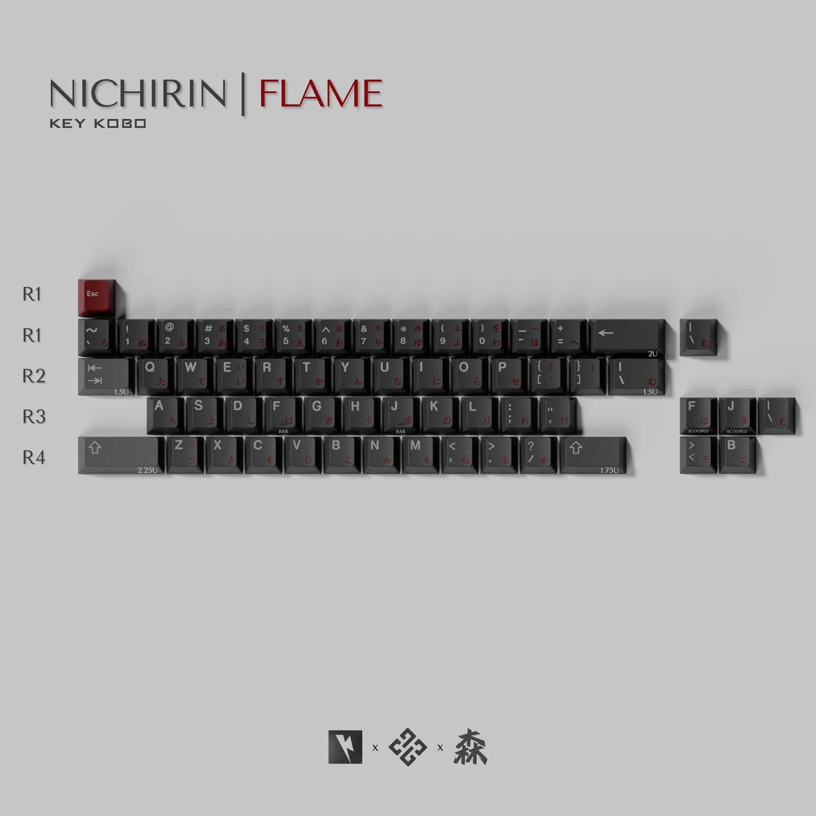 KKB Nichirin ABS Keycap Set