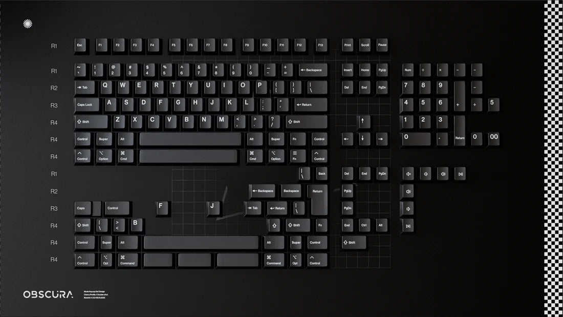 Mode Doubleshot Keycaps