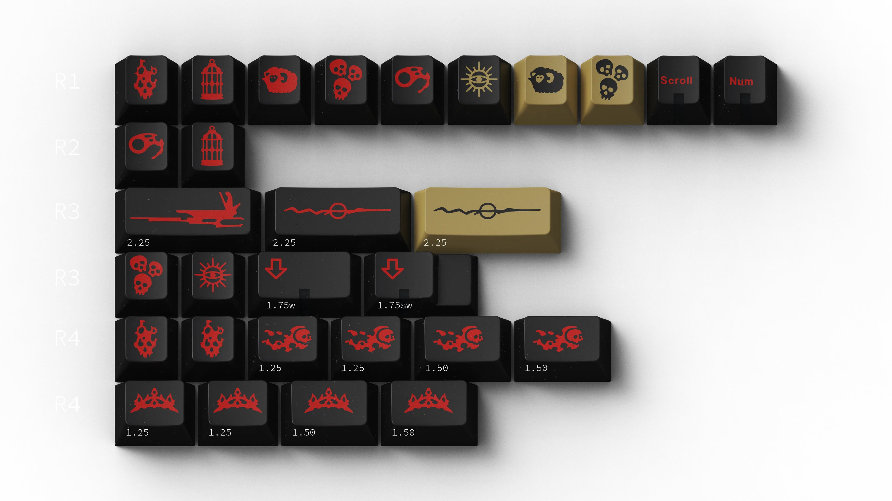 GMK CYL Underworld ABS Keycap Set