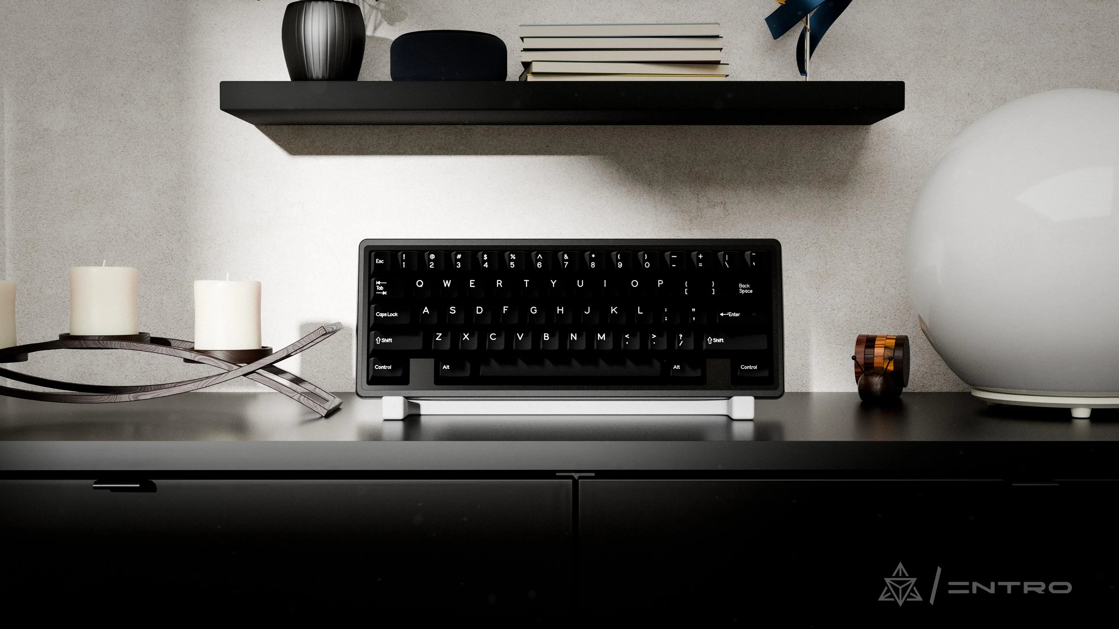 DCS Intro WOB & Beige PBT Keycaps