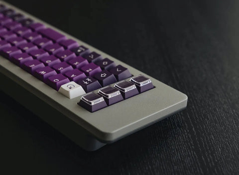 PBTfans Purpurite ABS Doubleshot Keycap Set