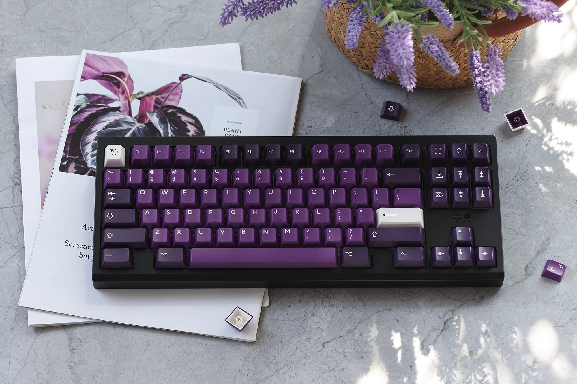 PBTfans Purpurite ABS Keycap Set
