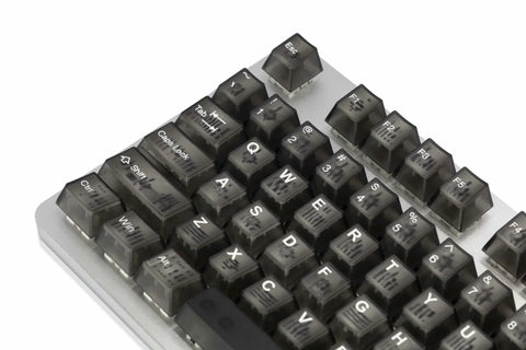 Tai-Hao Smokey Quartz ABS Backlit Keycap Set