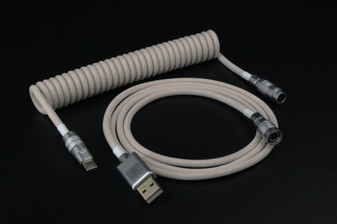 Cloud Cream YC8 Custom Coiled Cable