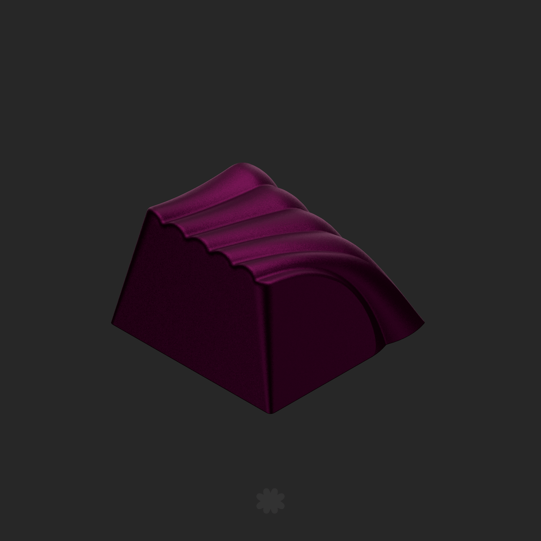 Hibi x GMK Maroon Artisan Keycap