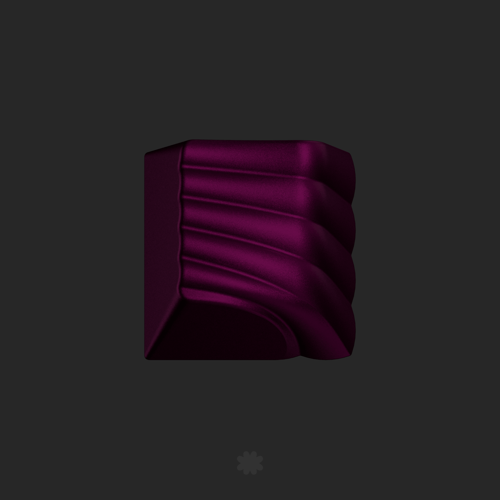 Hibi x GMK Maroon Artisan Keycap