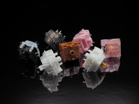 Pantheon's Switch Sample Pack - Gazzew, Gateron, Prevail, Durock, Keyfirst, KTT, LCET, TTC, Tecsee and Cherry Switches