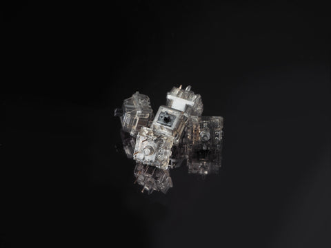 Lubed/Filmed Gateron Ink Black V2 Linear Switches