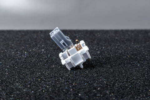 Side view of the stem of Haimu Whisper Silent Tactile Switches
