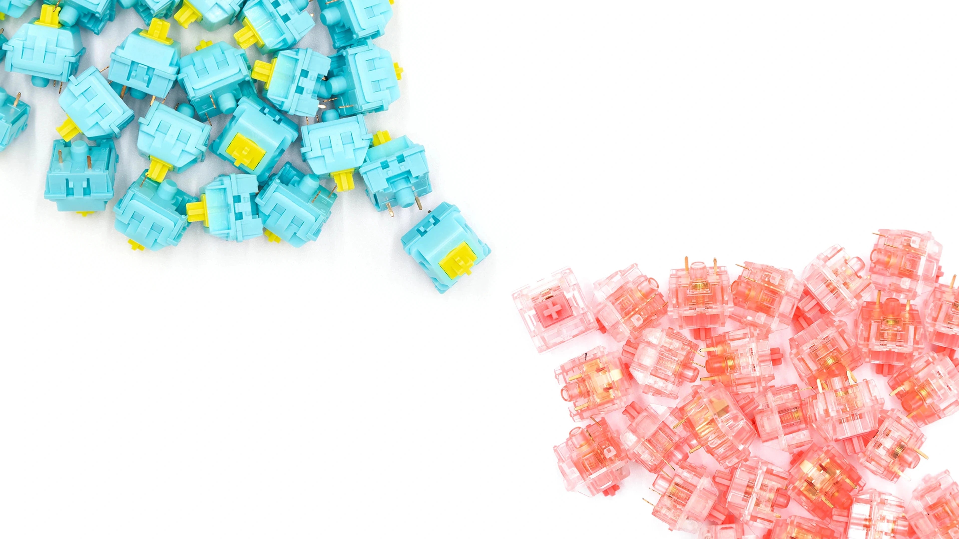 Mechanical keyboard switches with a range of specifications for your custom mechanical keyboard.