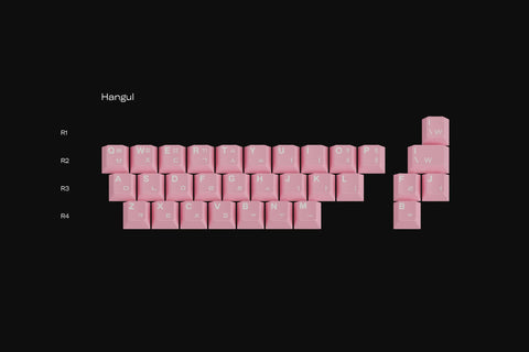 GMK Peach Blossom R2 ABS Doubleshot Keycap Set