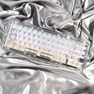 Crystal Clear PC Keycap Set