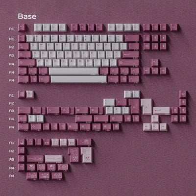PBTfans Blush ABS Keycap Set