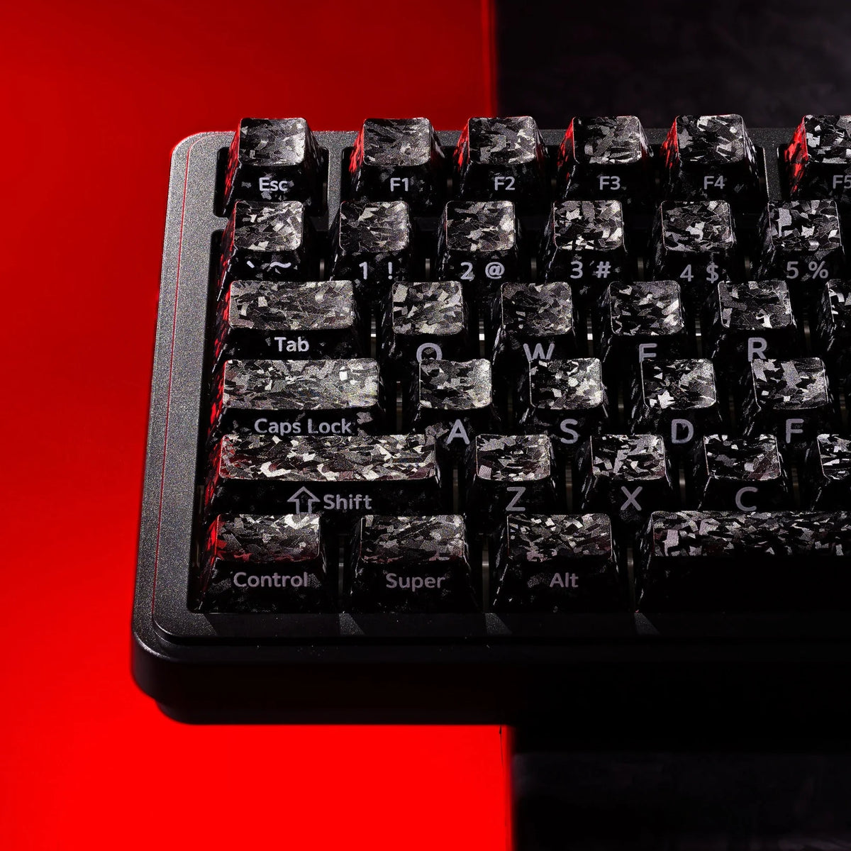 XVX Forged Carbon PBT Keycap Set