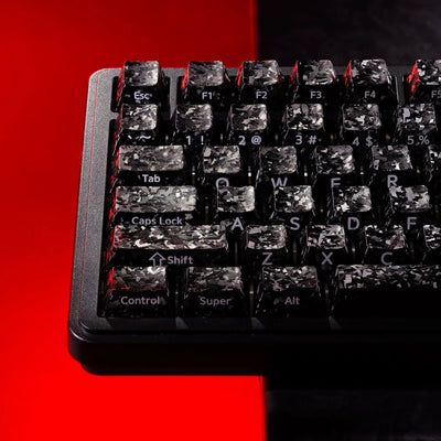 XVX Forged Carbon PBT Keycap Set