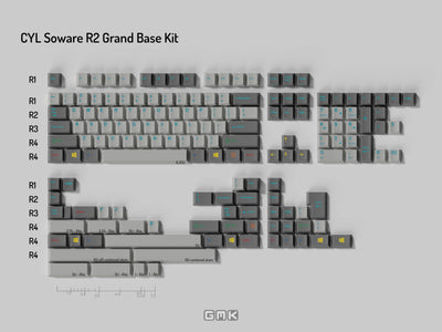 GMK Soware R2 ABS Keycap Set