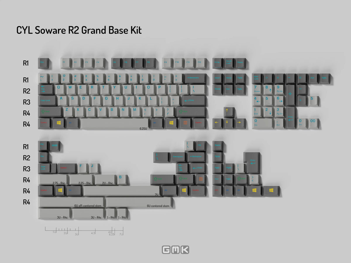 GMK Soware R2 ABS Keycap Set