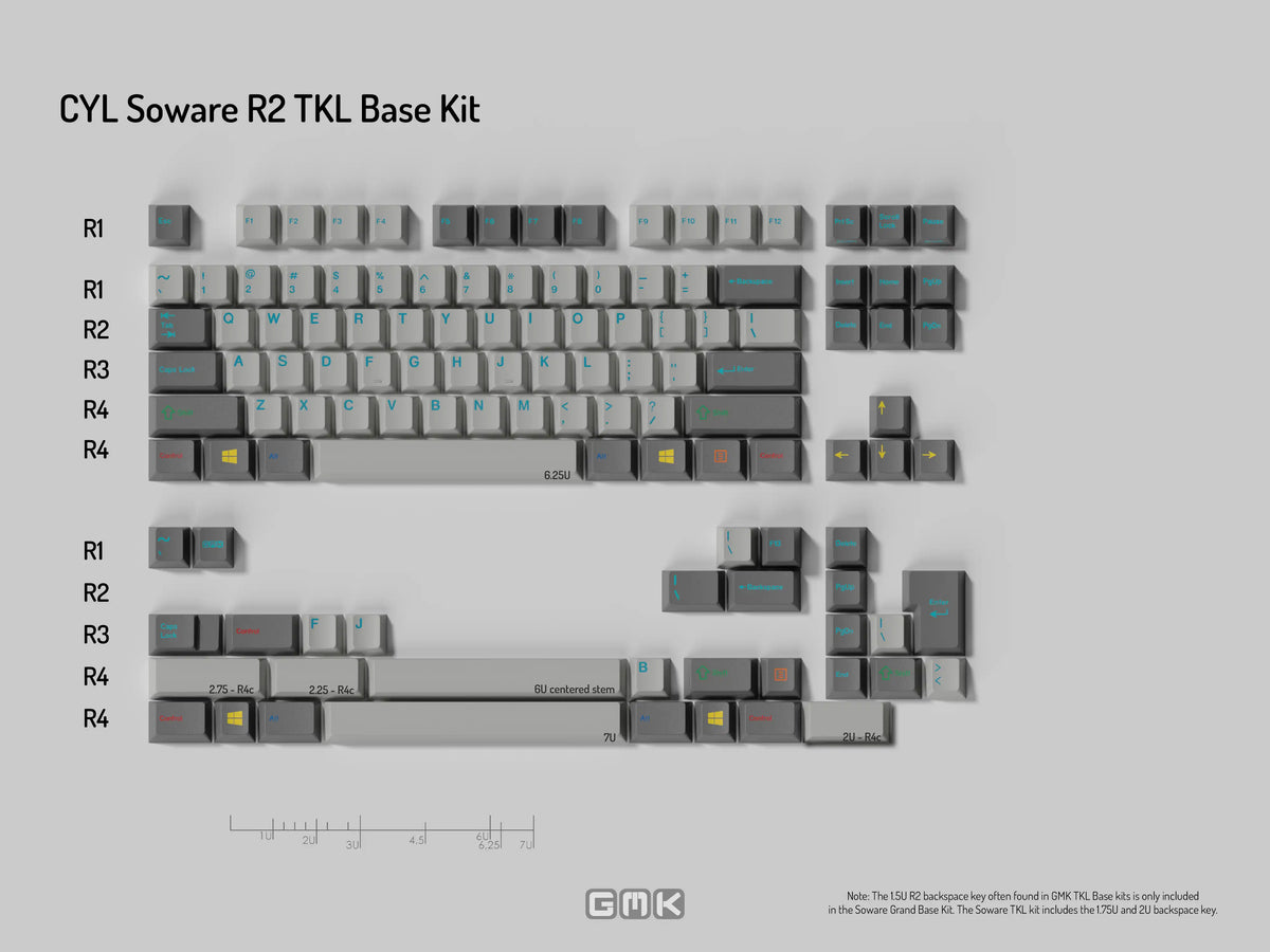 GMK Soware R2 ABS Keycap Set