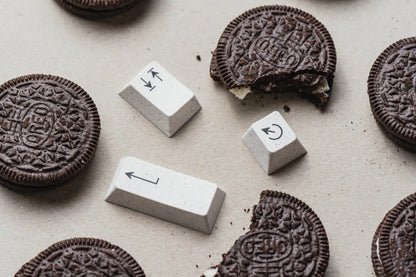 PBTfans Cookies 'N Creme ABS Doubleshot Keycap Set