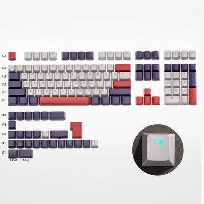 Retro Machine PBT Shinethrough Keycap Set